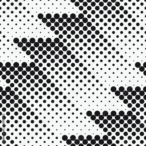   Vector seamless pattern. Stylish texture with wavy lines from different circles.