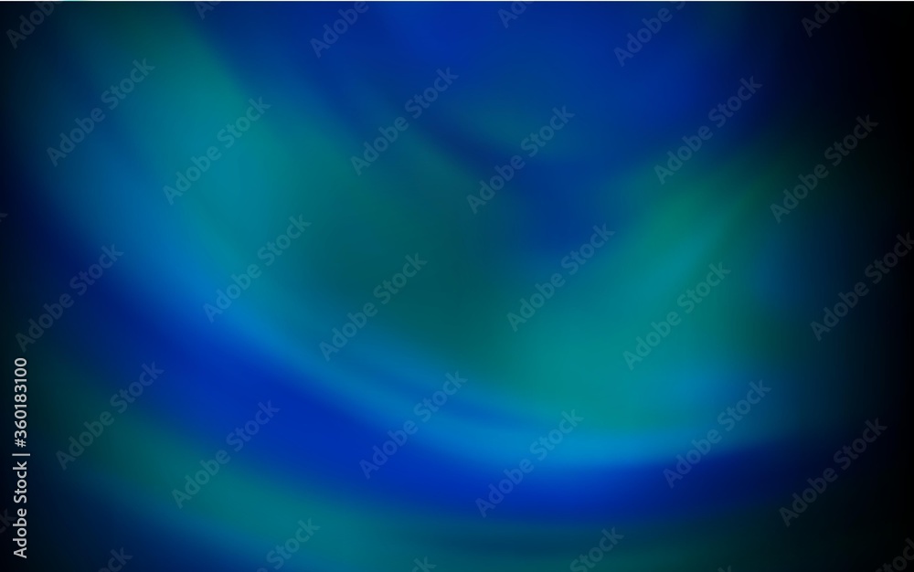 Fototapeta premium Dark BLUE vector abstract blurred layout. Creative illustration in halftone style with gradient. Elegant background for a brand book.