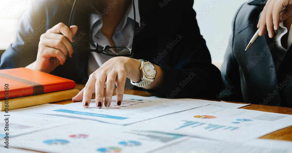 Obraz premium Business People meeting Planning Strategy Analysis Concept