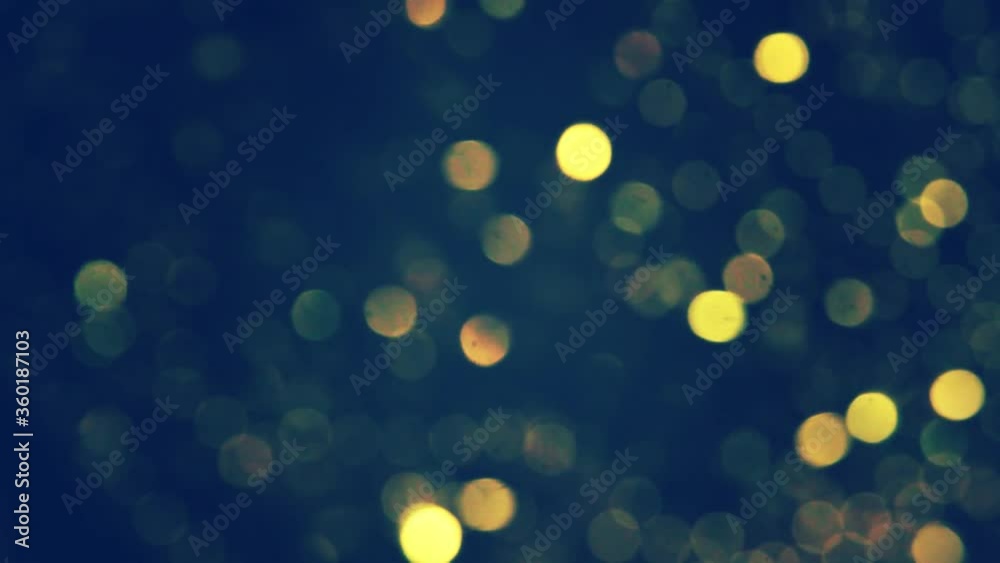 blue abstract background bokeh golden