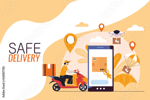 international courier with location delivery