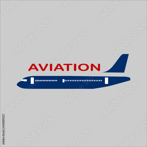 vector illustration of aviation logo