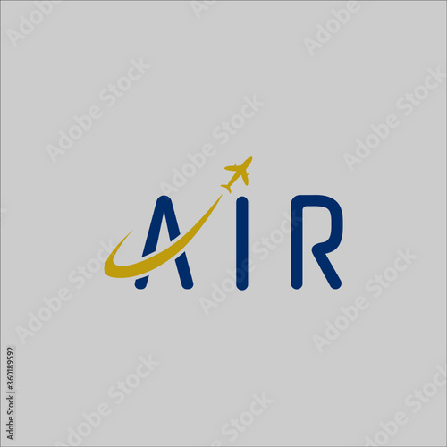 Logotype Air for aviation logo