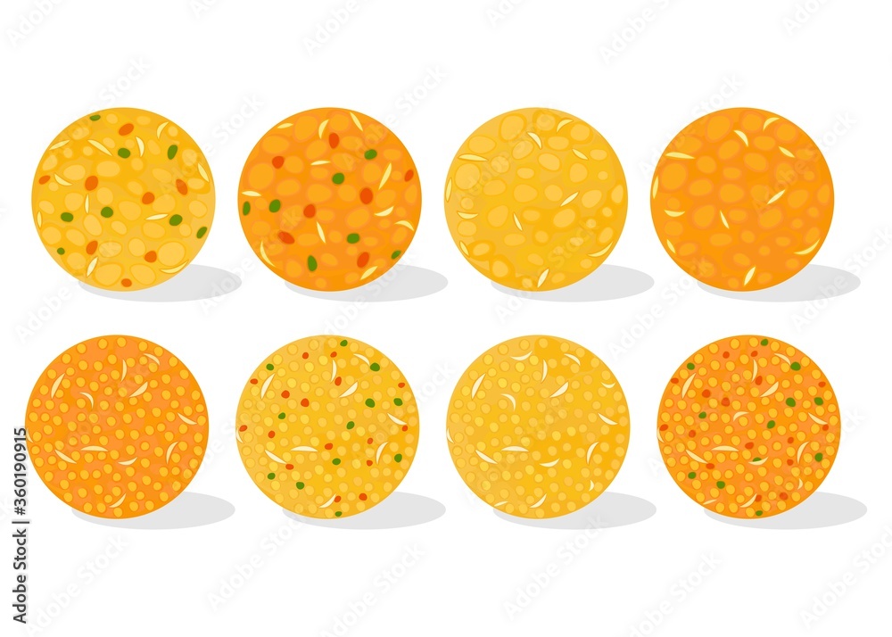 Boondi laddu Indian Sweets or Mithai Food Vector Boondi laddu Indian Sweets or Mithai Food Vector