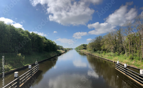 Panorama from the Twente canal around Stokkum