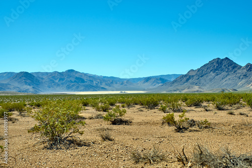 Racetrack valley in the Death Valley National Park