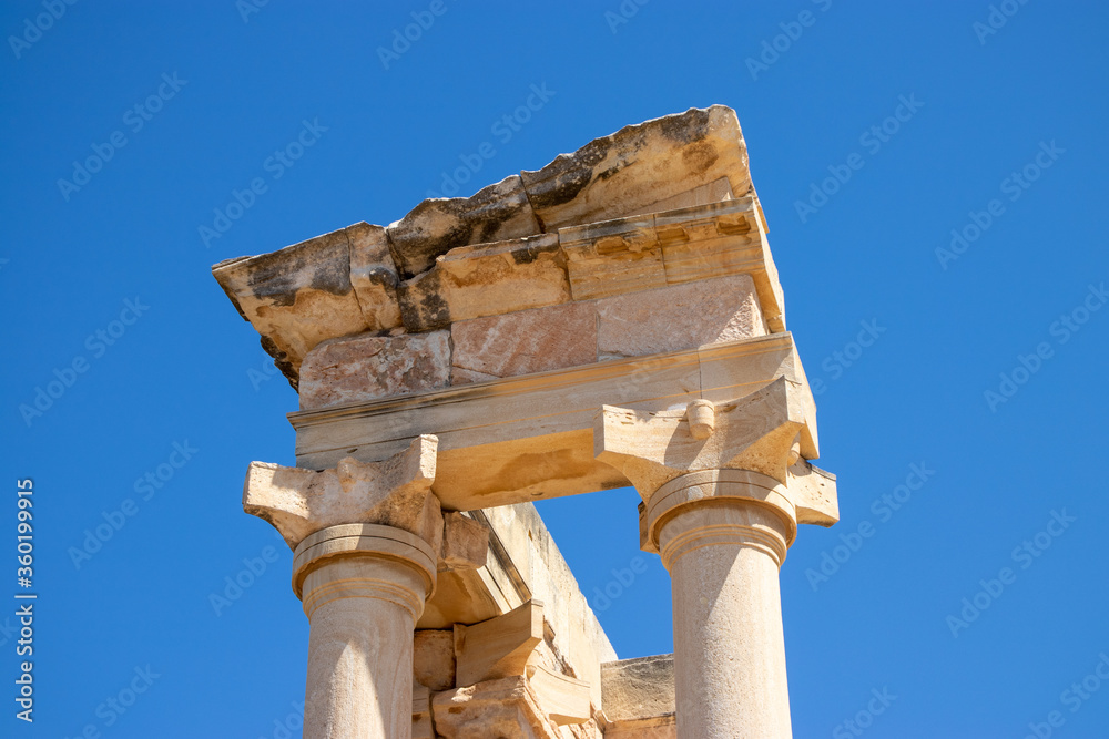 A detail of the Sanctuary of Apollo Hylates, Episkopi, Limassol District, Cyprus