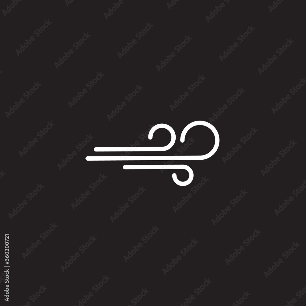wind icon vector design template wind icon vector design template