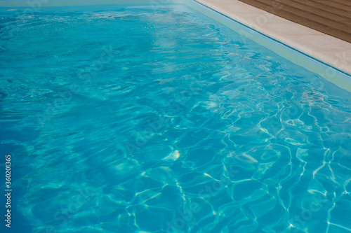 swimming pool blue water