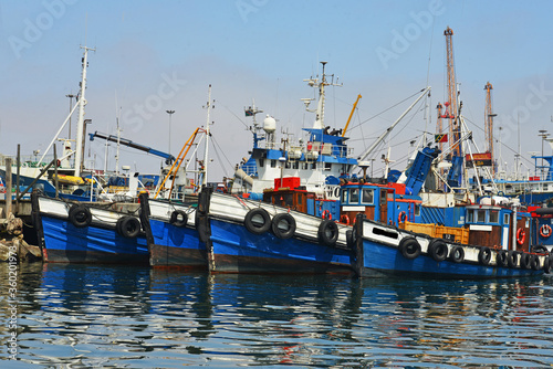 Fischereihafen von Walvis Bay , Namibia