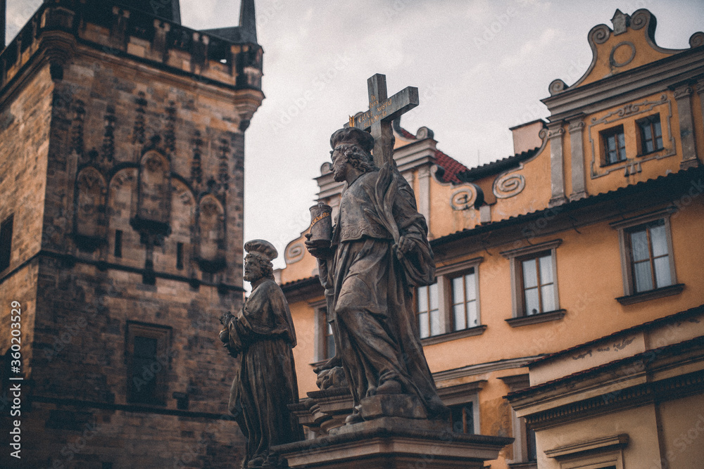 statue of charles iv in prague