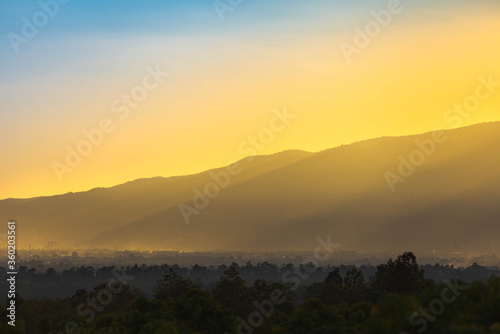 sunrise over the mountains © Champ