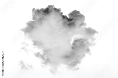 beautiful shape nature white cloud in white background. nature background concept.