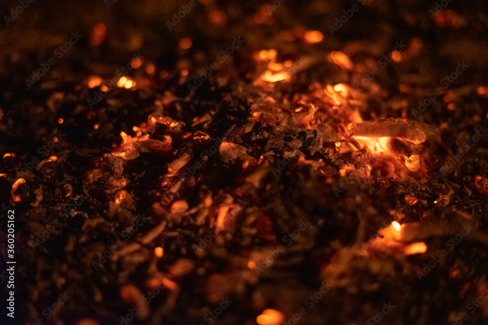 burning ashes texture with a big contrast burning ashes texture with a big contrast