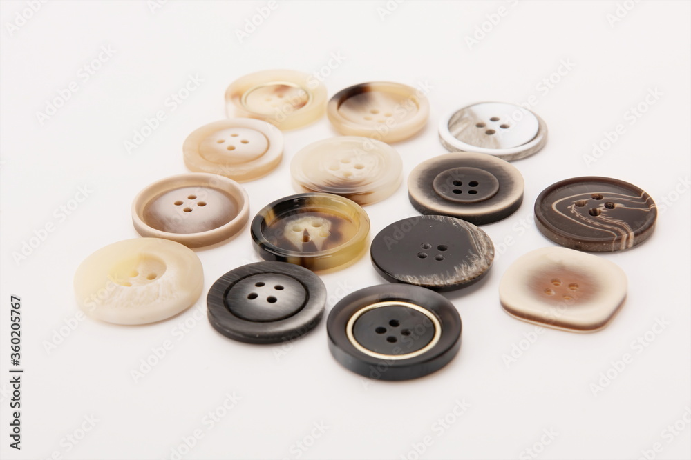 Buttons in different styles and colors on a white background Buttons in different styles and colors on a white background