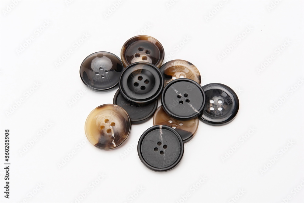 Buttons in different styles and colors on a white background Buttons in different styles and colors on a white background