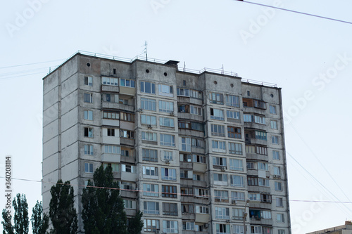 old apartment building in the city © dyachenkopro