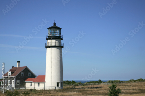 The Cape Light or Highland Light at North Truro  Massachusetts