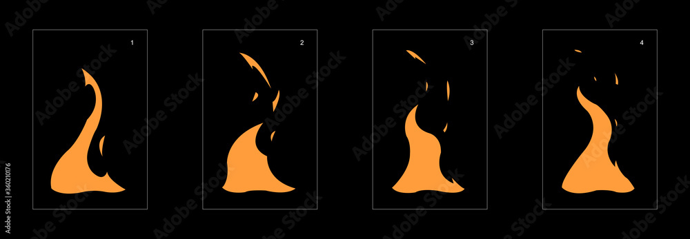 Vetor de Dust explosion effect. Explosion animation effect. Animation ...