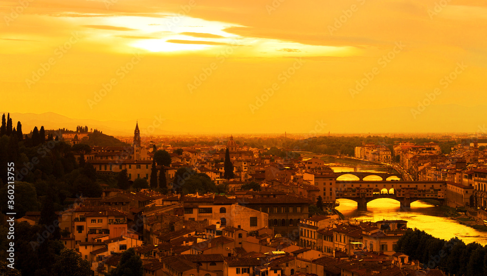 Florence sunset, Italy