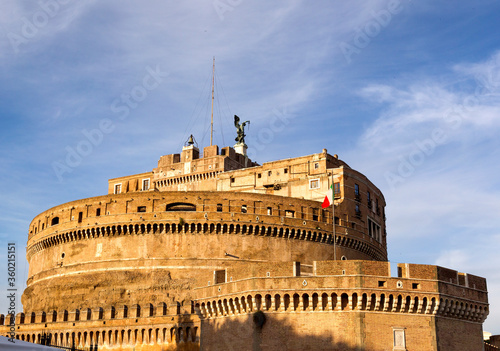 Angel fort in Rome, Italy