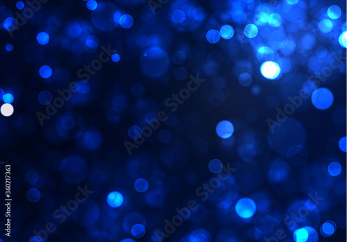 Blurred bokeh light