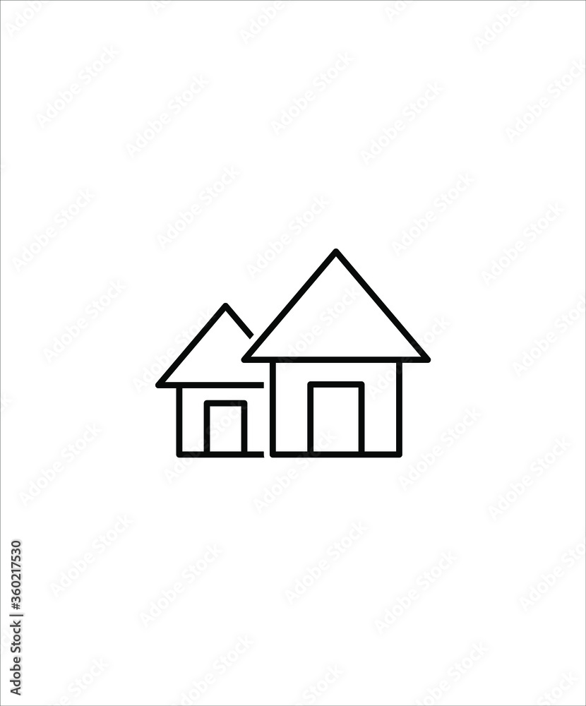 Obraz premium home icon,vector best line icon.