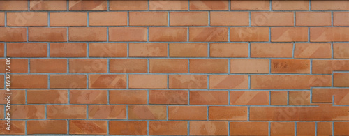 red brick wall with copy space for text