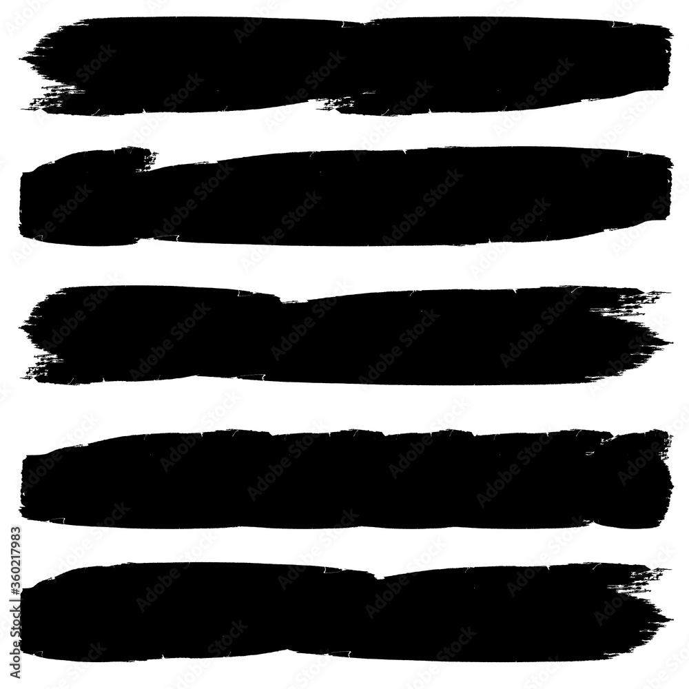 Grunge Paint Roller . Vector brush Stroke . Distressed banner . Black stripes isolated. paintbrush collection . Modern Textured shape . Dry border in Black . Bulge lines Grunge Paint Roller . Vector brush Stroke . Distressed banner . Black stripes isolated. paintbrush collection . Modern Textured shape . Dry border in Black . Bulge lines