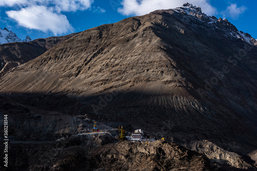 mountain peak in the mountains.Himalayan India photo