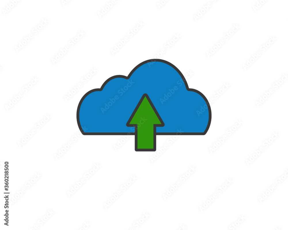Cloud sync arrow line icon. Backup and restore data cloud storage sign for mobile concept and web design, cloud upload and download arrows. Cloud sync arrow line icon. Backup and restore data cloud storage sign for mobile concept and web design, cloud upload and download arrows.
