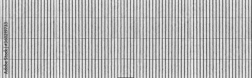 Wallpaper Mural Panorama of White stone wall with stripes texture and seamless background Torontodigital.ca