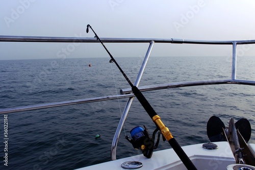 fishing on the sea