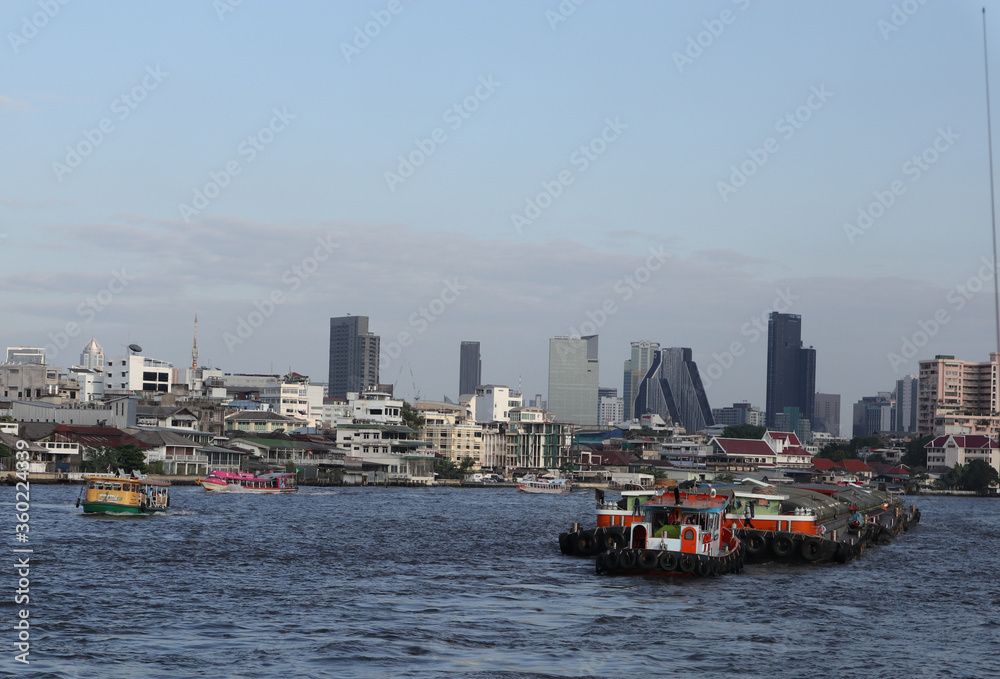 Rivers on the Chao Phraya River, Bangkok, Thailand