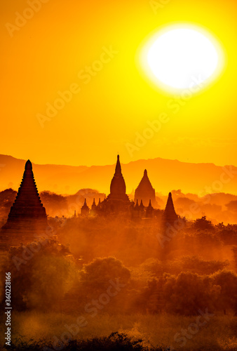 Sunset in Bagan  Myanmar