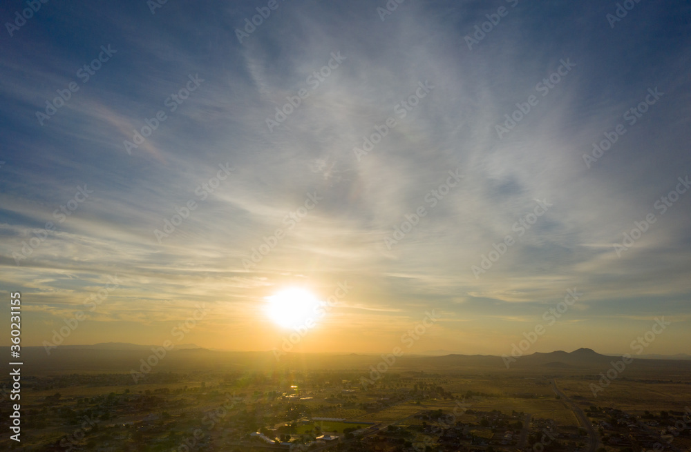 Sunrising over the mojave desert Sunrising over the mojave desert