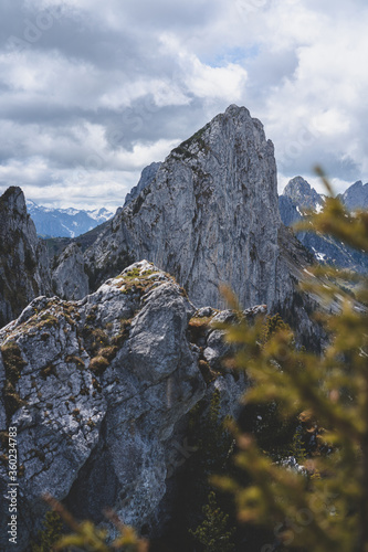 Peak in the Gastlosen in Switzerland, Fribourg
