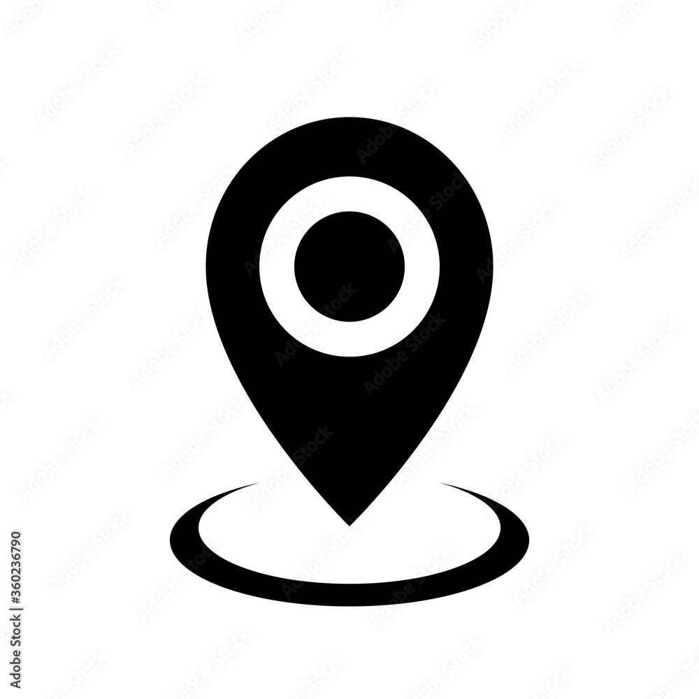 Pin Location Mark Sign Icon Vector Illustration Pin Location Mark Sign Icon Vector Illustration