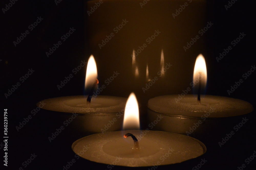 candles in the dark candles in the dark