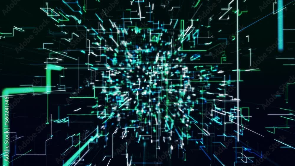 abstract digital particles abstract digital particles