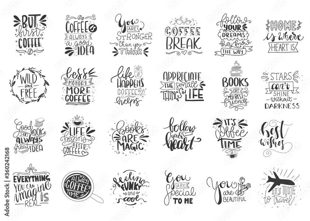 Modern handlettering. Hand drawn typography phrase design. Modern handlettering. Hand drawn typography phrase design.
