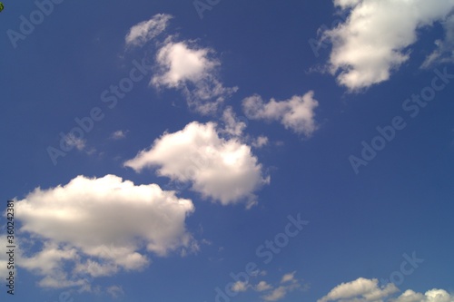 Clouds and blue summer sky, 2