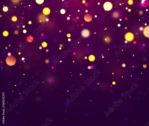 Colorful bokeh light © Yelyzaveta