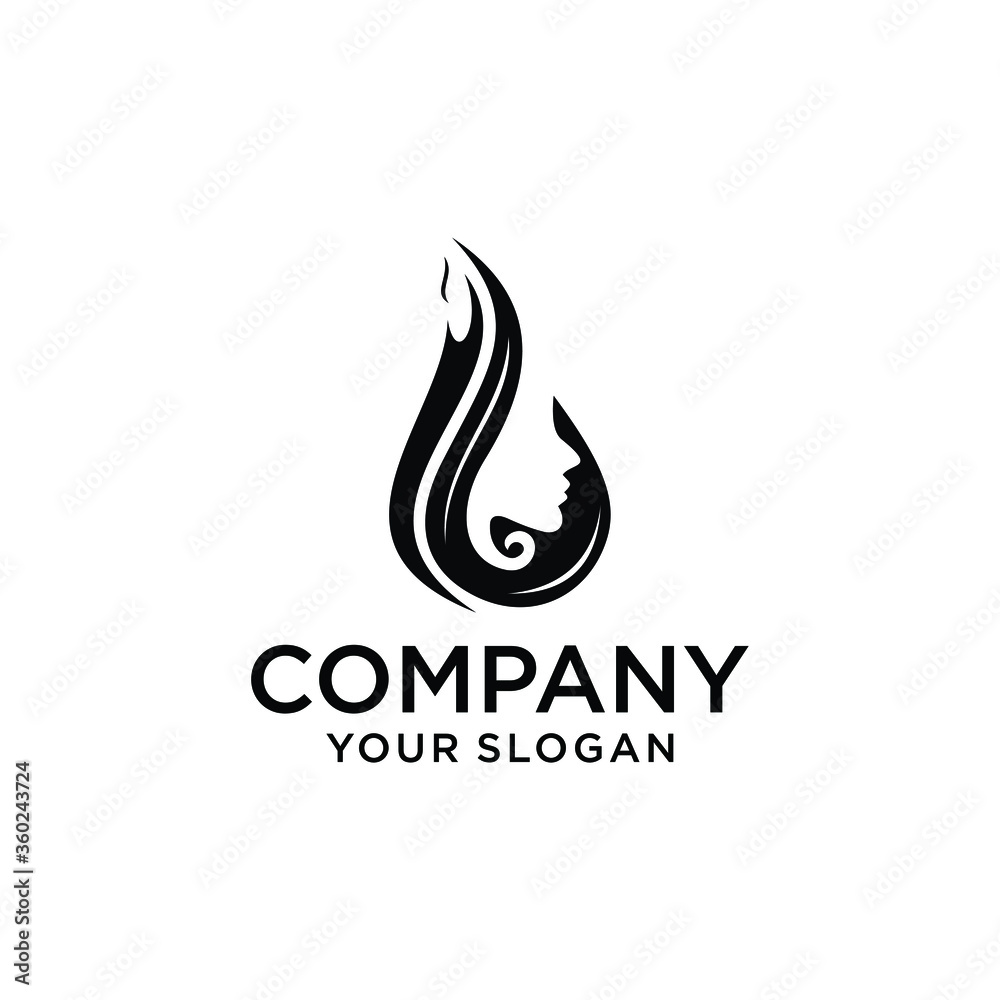 Beauty Water Logo Design Template Element Beauty Water Logo Design Template Element