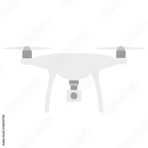 Drone quadcopter with camera icon
