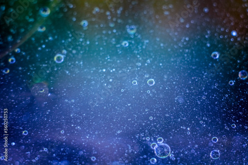 bubble macro background oil liquid space effect