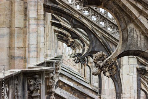 inside the Milan cathedral