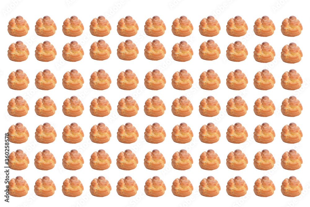 Bread on a white background Bread on a white background