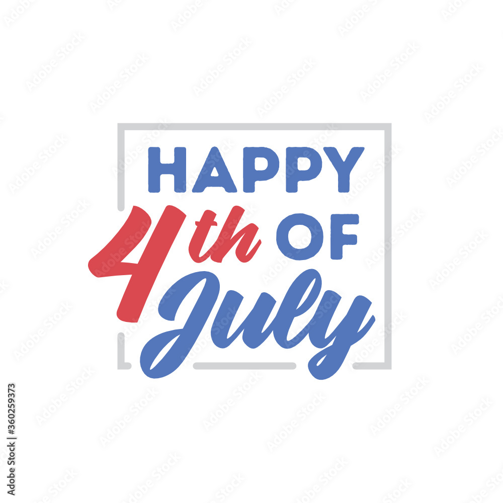 Fourth of July, Independence Day United States Vector Illustration Background