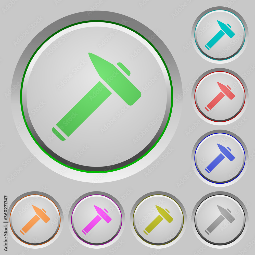 Old hammer push buttons Old hammer push buttons